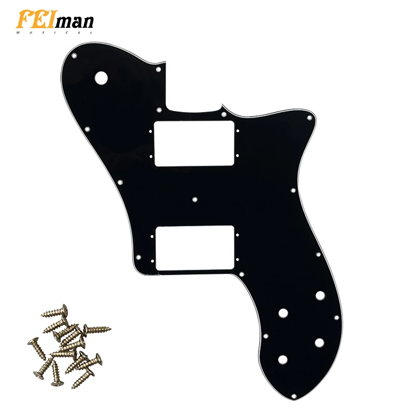Pleroo Guitar Parts Pickguard For Mexico/USA 72' Reissue/RI Tele Deluxe