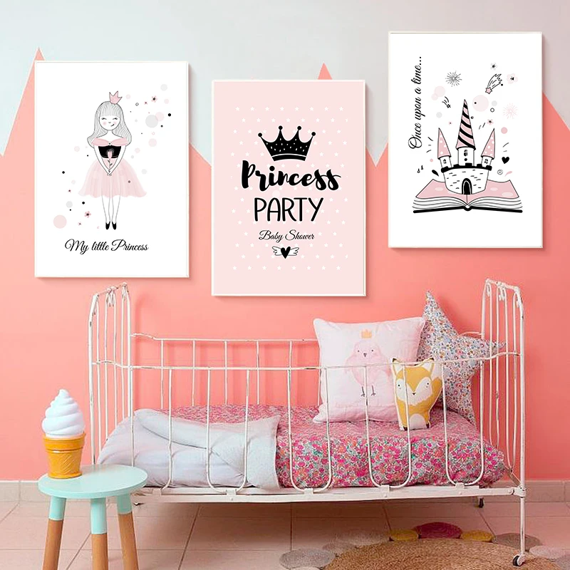 3 Prints Princess Fairy Tale Nursery Wall Art Bedroom 3 Prints Princess Fairy Tale Nursery Wall Art Bedroom