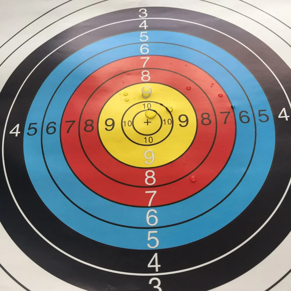 10 шт. 40*40 см стандартный мишени для стрельбы из лука бумага Охота Стрельба Pratice бумага для изогнутого соединения лук стрела охотничья приманка