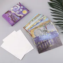 30 листов картины знаменитого человека ретро винтажная открытка Рождественская Подарочная открытка поздравительные открытки