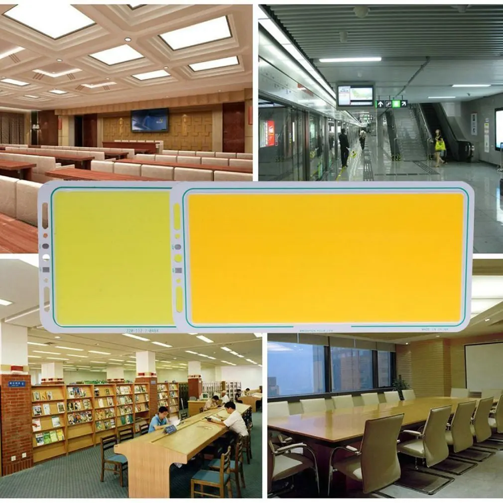 

LED Panel Light 12V 70W 7000LM LED Strip Light LED COB Light Lamp Super Brightness Working Light 220X120mm White/Warm White
