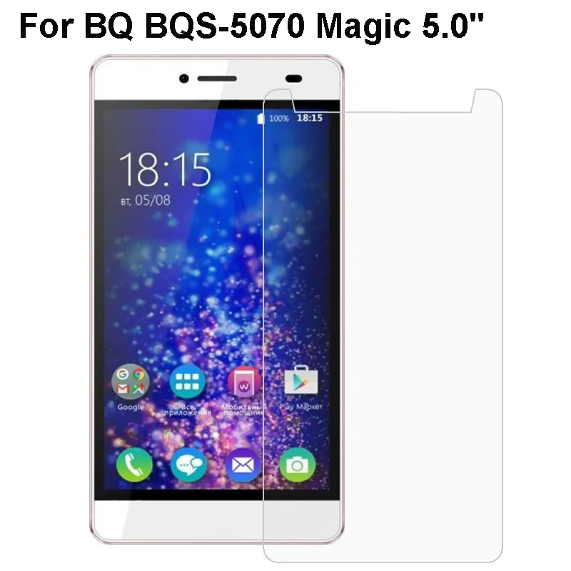 Закаленное стекло для BQ BQS-5070 Magic Защитная пленка экрана 9H премиум класса BQS 5070 Glass