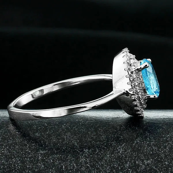 Natural Stone Ring Fashion Party Ring 925 Sterling Silver Jewelry for Women (Come With Box) (JewelOra RI101422)