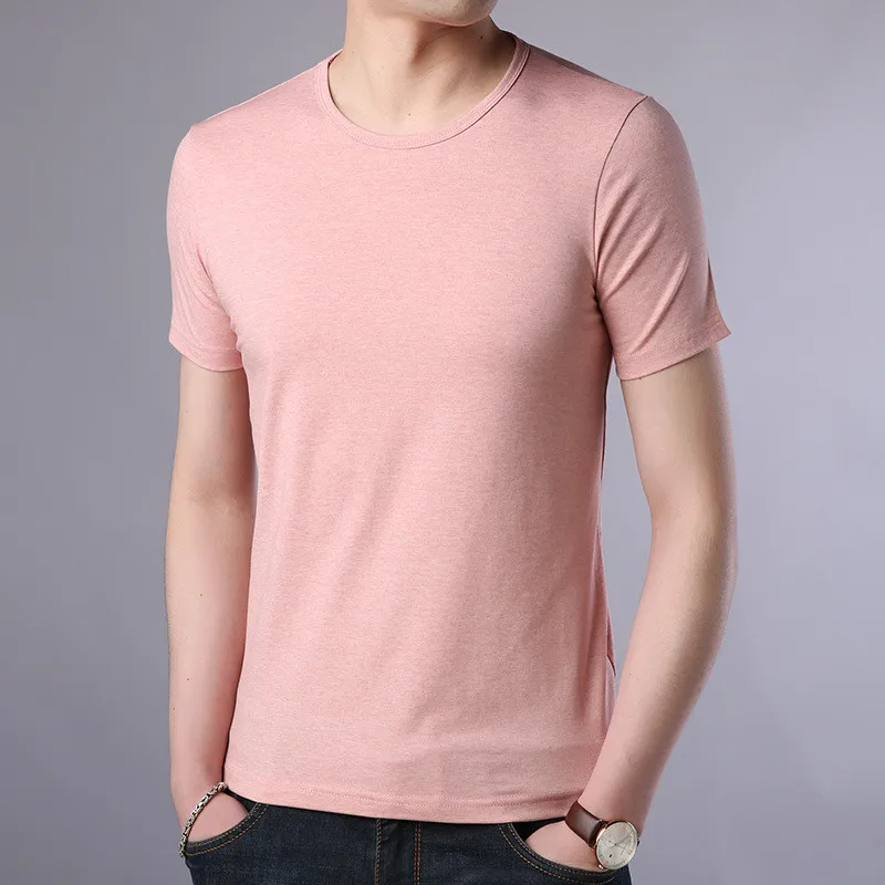 

The Newsummer trend loose body clothes men's new Men's short-sleeved t-shirt cotton round neck