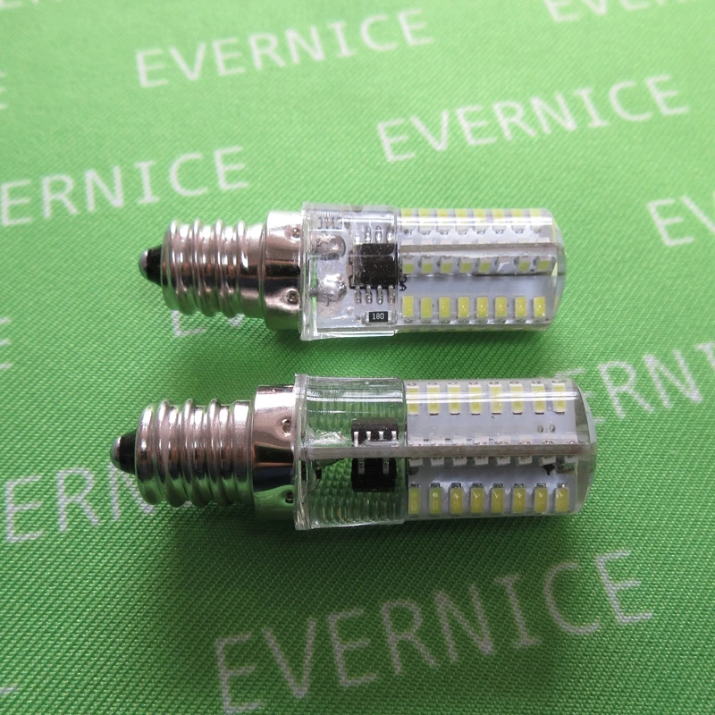 2 Pcs Light Bulb 64 Led 7/16" Screw In Type For Brother 523n,524n,525n