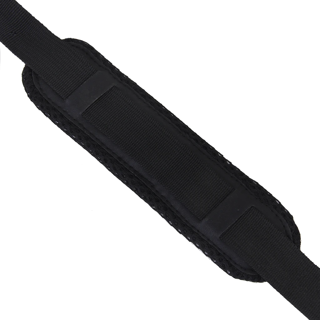 Black Adjustable  Nylon Padded Saxophone Sax Neck Strap with Plasitc Snap Hook
