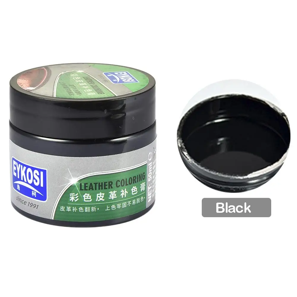 New Car Leather Recoloring Balm Renew Restore Repair Color To Faded Scratched Leather For Home Couches Car Leather Seats