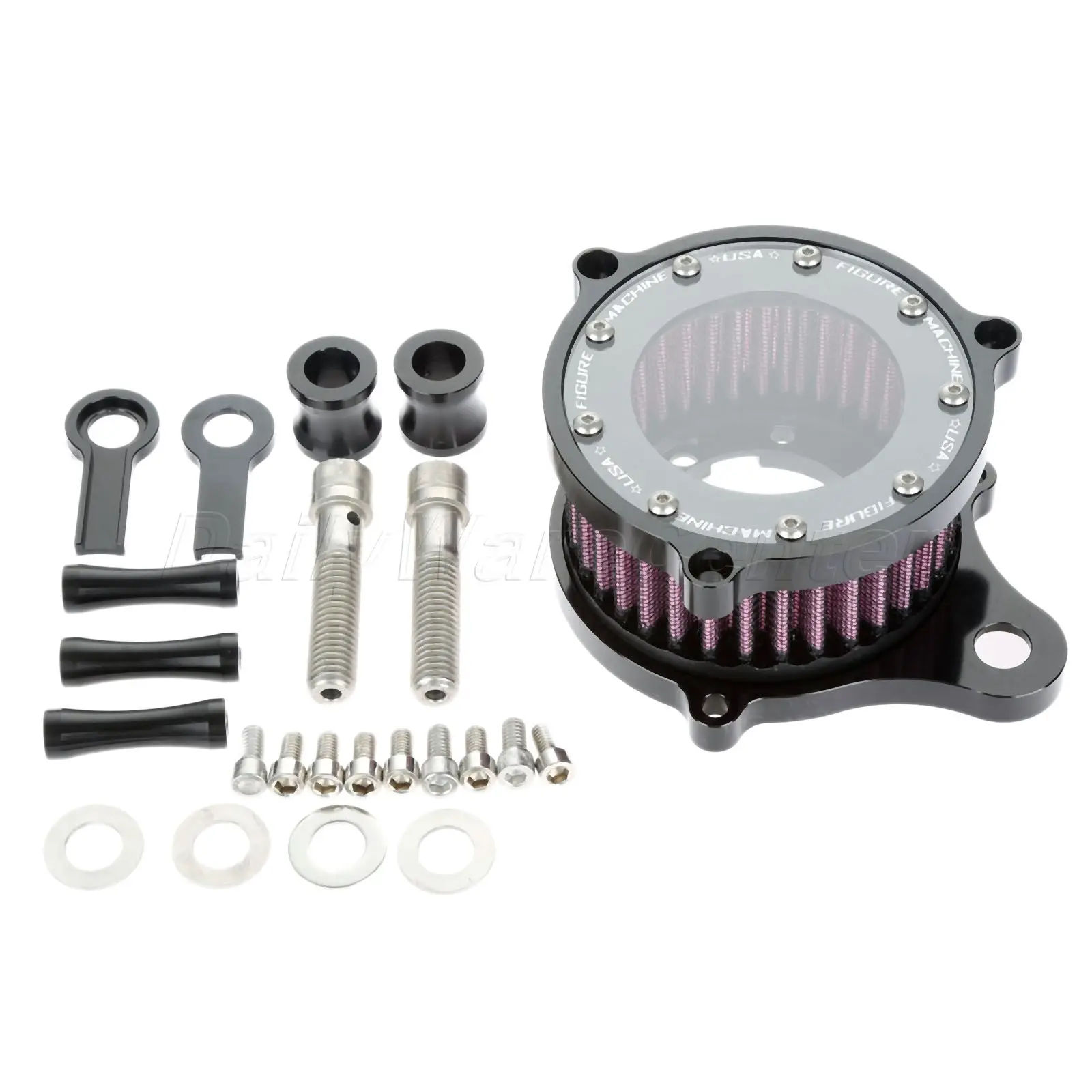 

NEW 1Set Motorcycle Air Cleaner Intake Filter Syetem Aluminum Air Filter filtro de ar For Harley Sportster 2004-2015 XL 883 1200