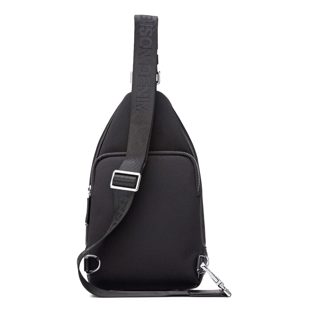 BISON DENIM модная мужская сумка на плечо из натуральной кожи, сумка-мессенджер для путешествий, нагрудные сумки, мужские сумки через плечо, сумка-слинг N2662
