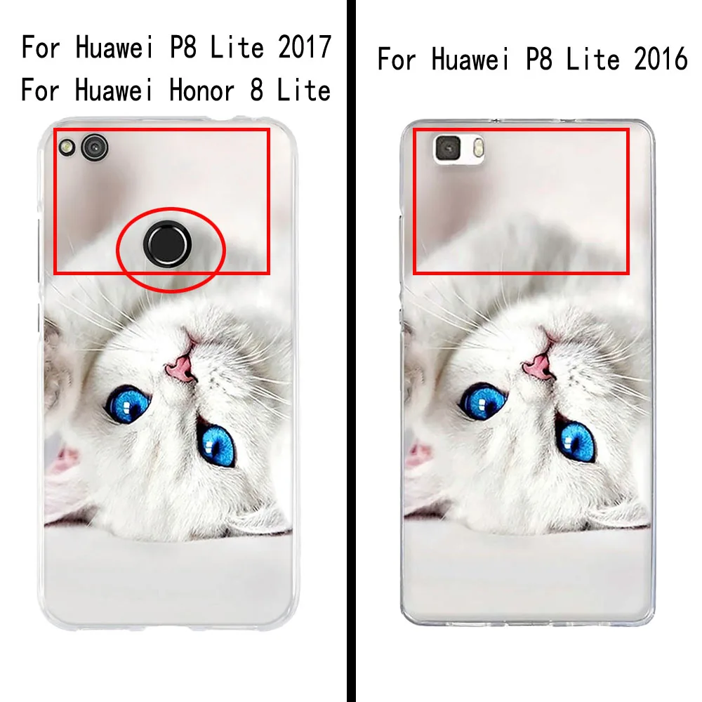 Cover huawei P8 Lite 2017 Honor 8 Lite Case