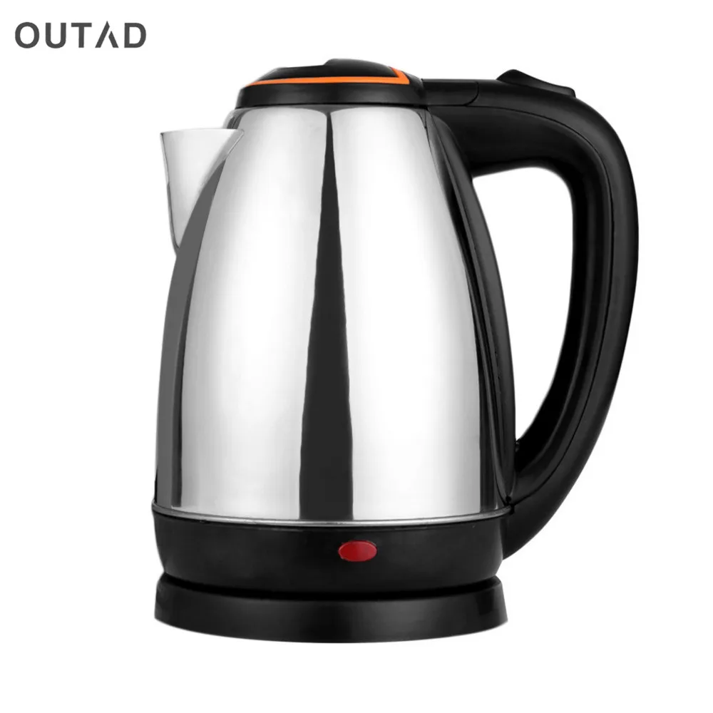 

2L Stainless Steel Cordless Electric Kettle 220V Electric Water Kettles 1800W Power 360 Degree Rotational Base Jug Kettle