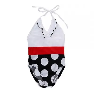 Baby Girls Bikini Swimsuit One-Piece Patchwork Swimwear Bathing Suit Swimming Costume 2-7Y