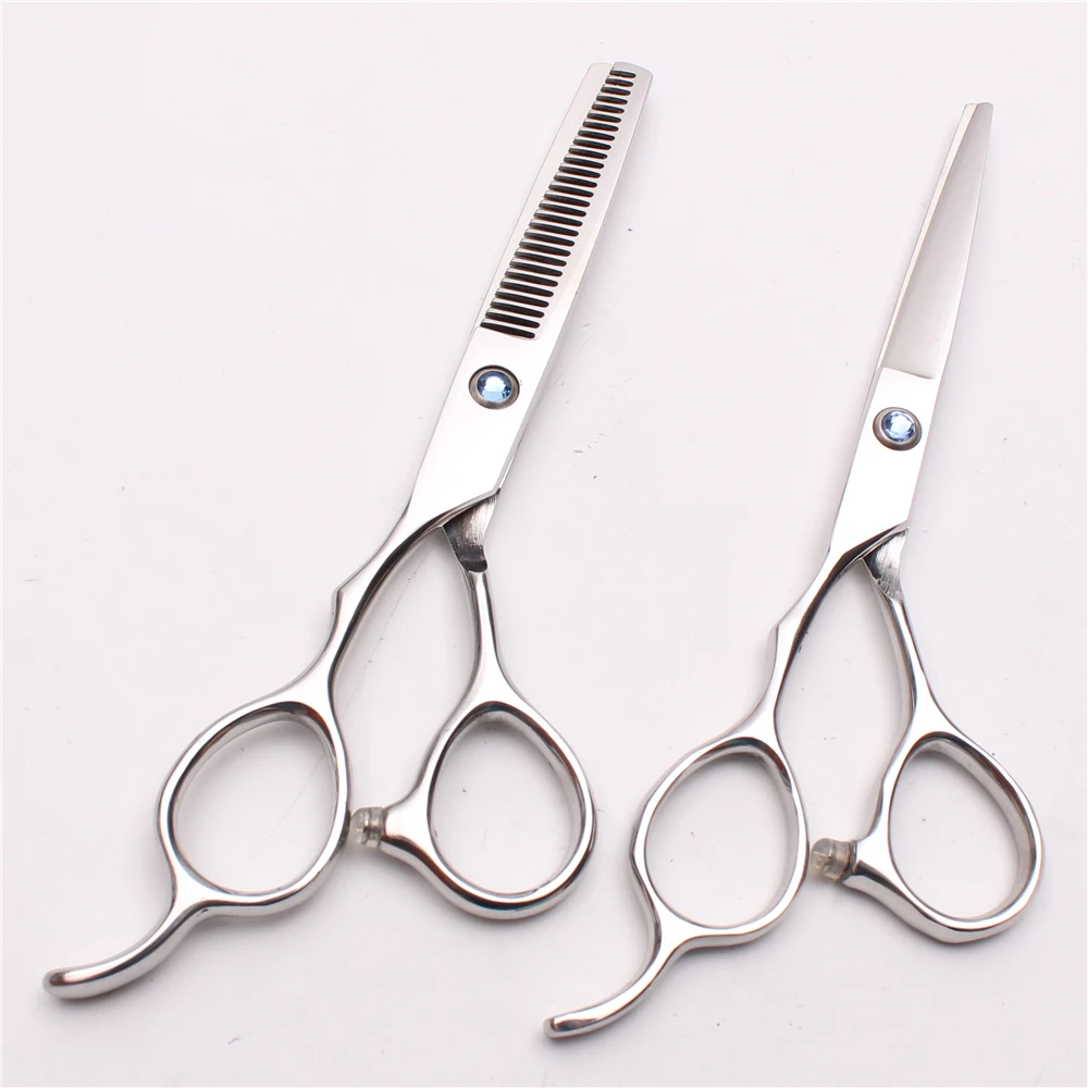 C8000 6" 17.5cm Left Hand Stainless Customize Logo Blue GEM