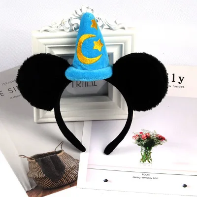 

Mickey Minnie Cute Headband Pink Ear Headband Bow Hair Accessories for Birthday Party Celebration Minnie Mouse Headwear