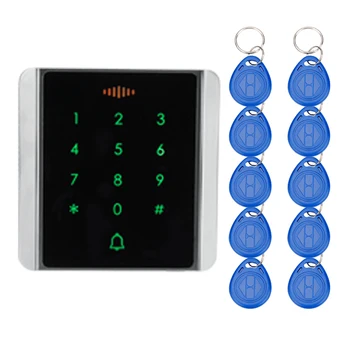 

RFID standalone access control touch waterproof keypad electronic door lock keyless cabinet lock for security door lock system