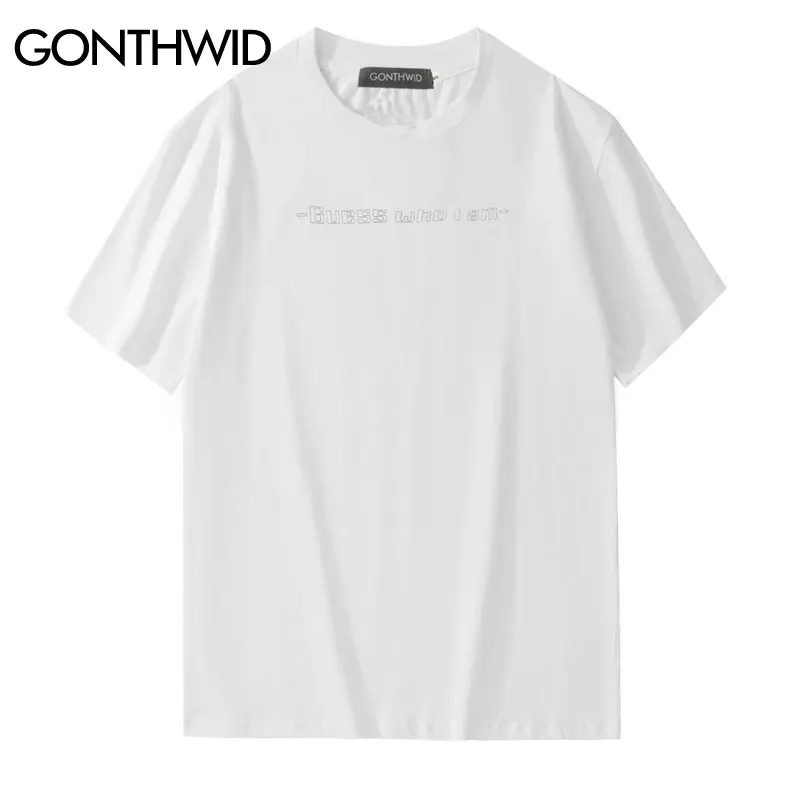 Забавные футболки GONTHWID, уличная одежда, мужские хип-хоп повседневные топы с коротким рукавом, мужские хипстерские футболки Harajuku
