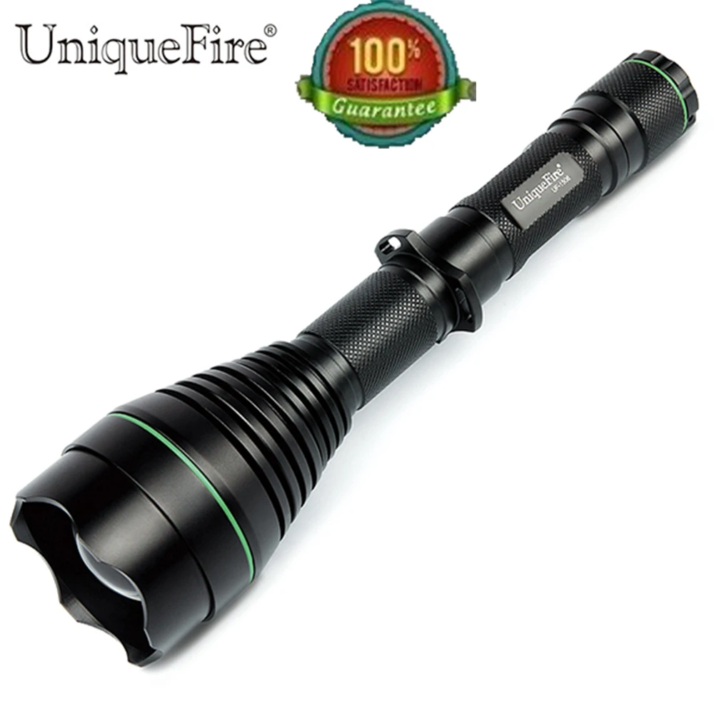 UniqueFire 1508 Flashlight XPE 3W Adjustable Focus Zoom 50mm Convex