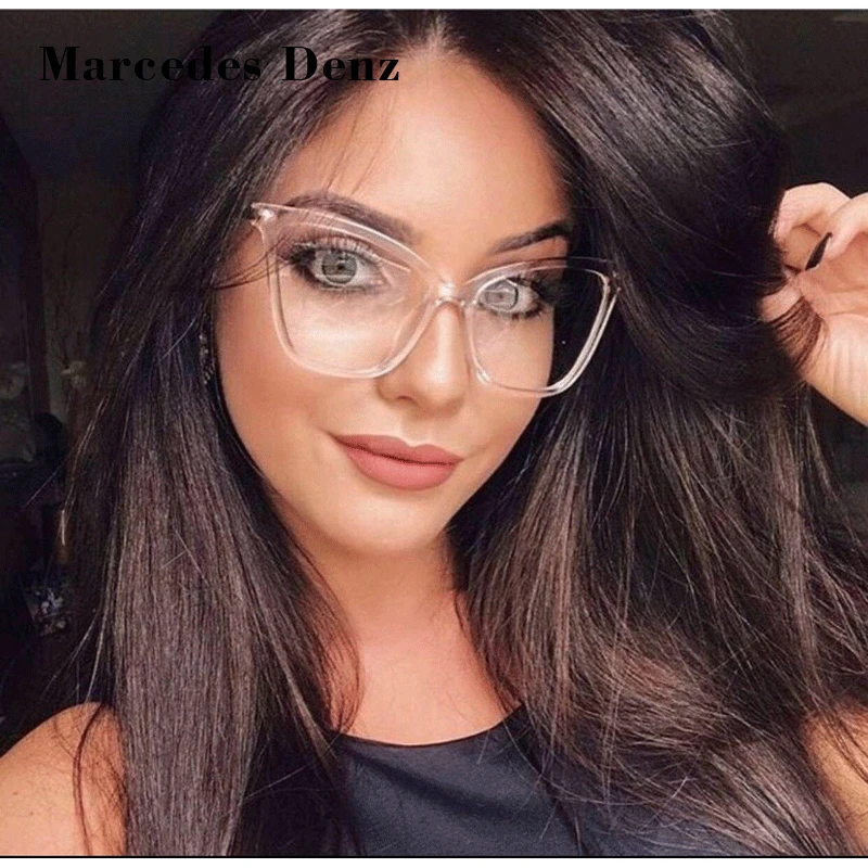

Cat Eye Optical Eye Glasses Frames for Men Brand Designer Female Grade Glasses Spectacle Frame Computer Myopia Eyewear