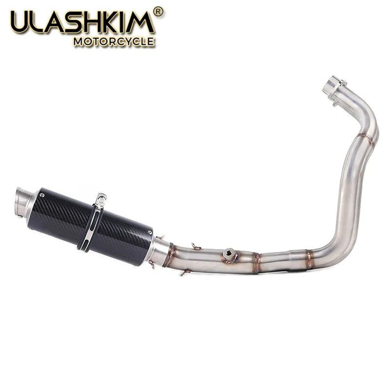 

Motorcycle exhaust muffler full system slip on for yamaha mt07 fz07 2014 to 2017
