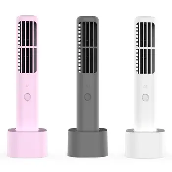 

Multifunction 1 Pc Small Hand-Held Leafless Fan USB Charging Mini Pocket Fan Student Outdoor Tool Men Women Portable Small Fan