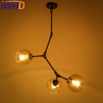 IWHD 3 Heads Hanglamp Glass Ball Modern Pendant Lights LED Creative Iron Hanging Lights Home Lighting Fixtures Luminaire
IWHD 3 Heads Hanglamp Glass Ball Modern Pendant Lights LED Creative Iron Hanging Lights Home Lighting Fixtures Luminaire