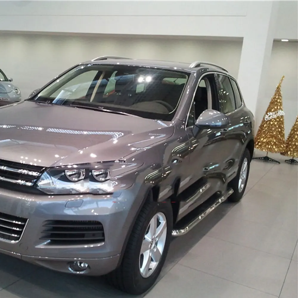 Подходит для Фольксваген Touareg 2011 2012 2013 алюминиевая Беговая доска боковой шаг Nerf бар