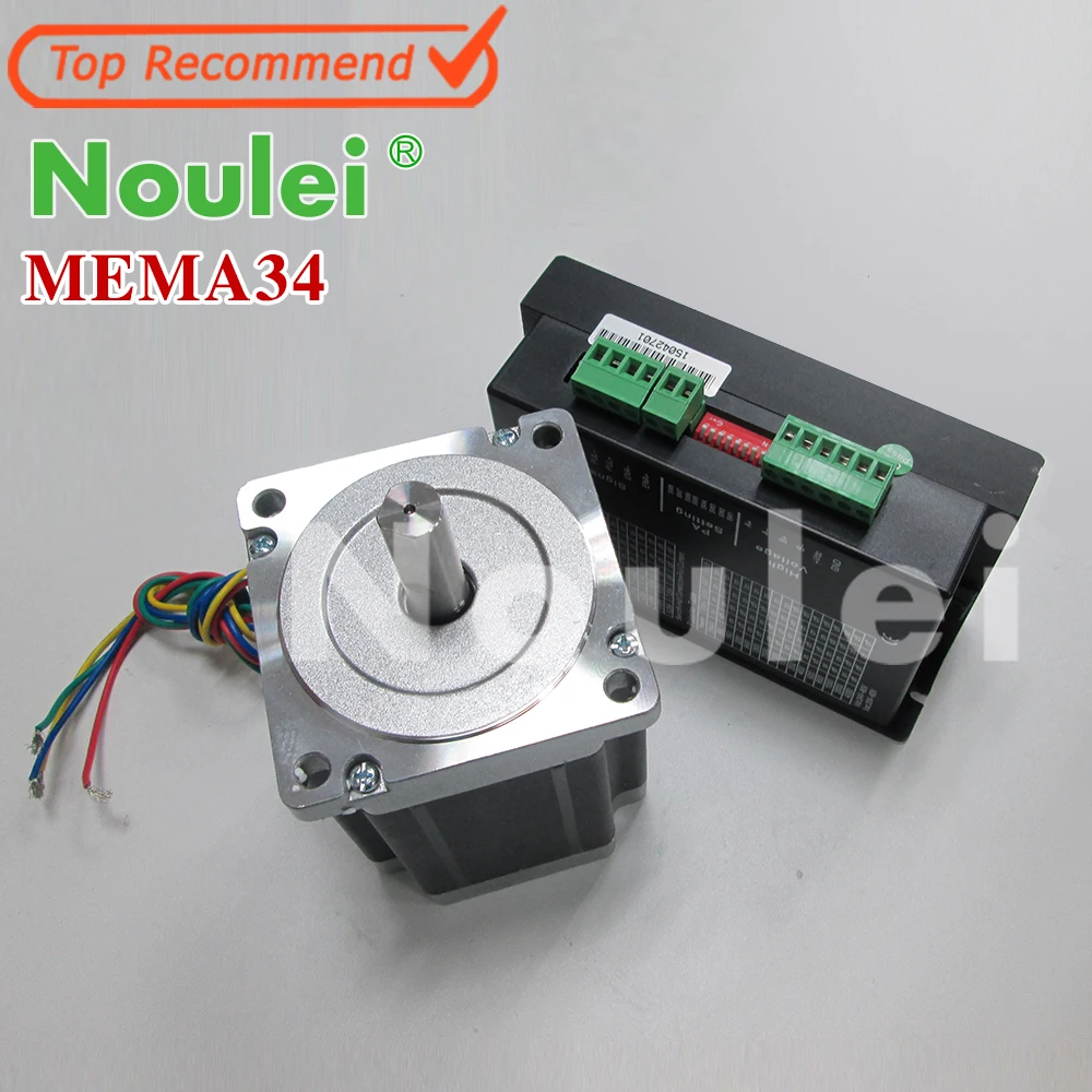 

NEMA34,86HS115-6004 115mm Hybrid Stepping Motor 1.8N.m, 2phase stepper motor +2 phase hybrid motor driver