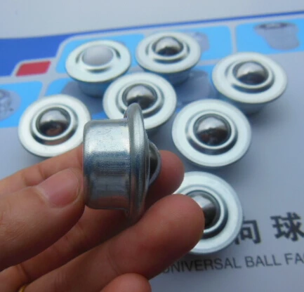 

10Pieces 24mm Bull Bovine Eye Ball Wheel Universal Ball Bearing Balls 5 / 8H Transport Round Universal Cooker Round Ball