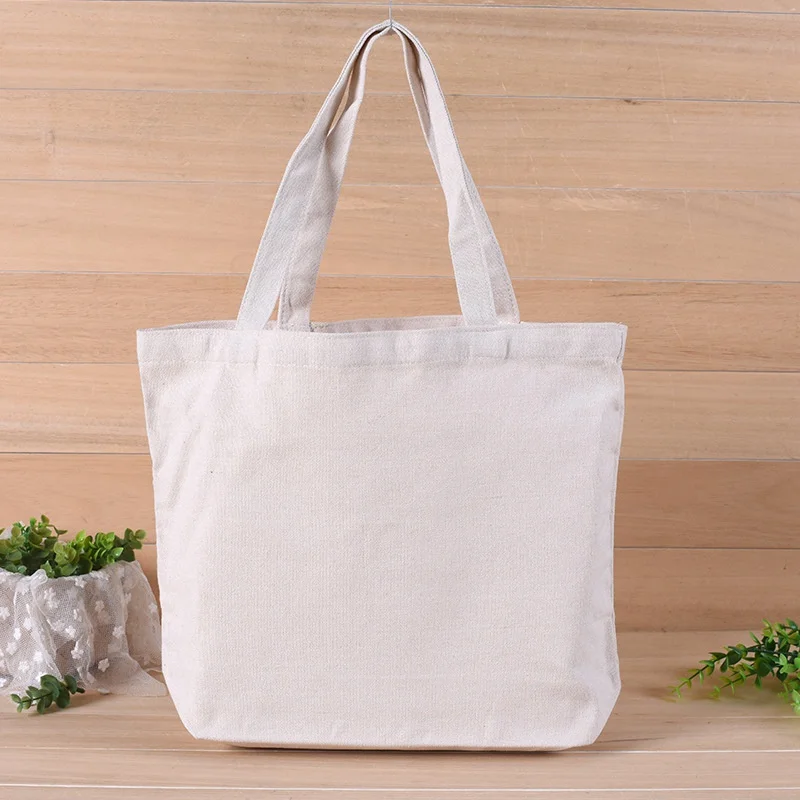 Canvas Bag Reusable Shopping Bags Grocery Tote Bag Cotton Daily Use Handbags Women Casual Handbag Canvas Bag Reusable Shopping Bags Grocery Tote Bag Cotton Daily Use Handbags Women Casual Handbag