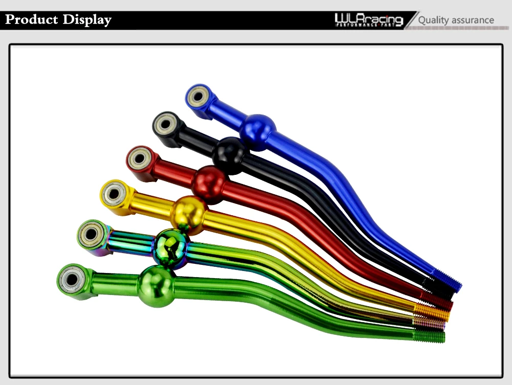 Анодированный короткий переключения передач двойной изгиб JDM тип-r гоночный короткий переключатель для HONDA ACURA CRX WLR-SFT9232