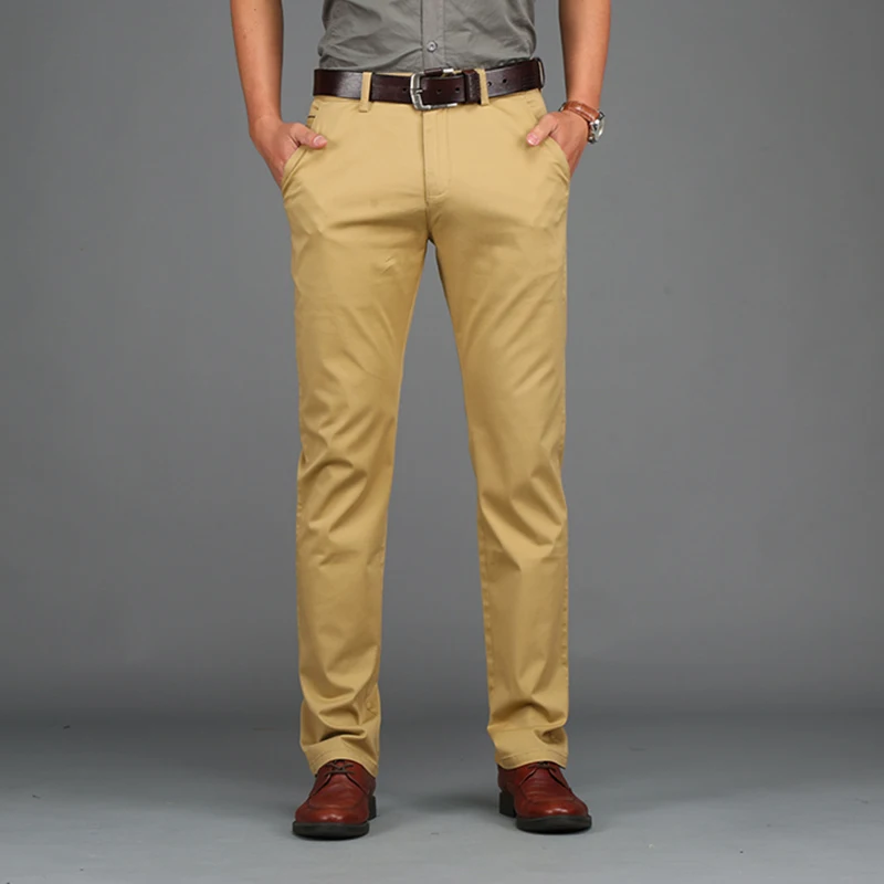 King Bright Men's Casual Pants Long Trousers Spring/Summer Straight