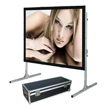 4 3 Fast Fold Projector Projection font b Screen b font with Rear Projection Material on