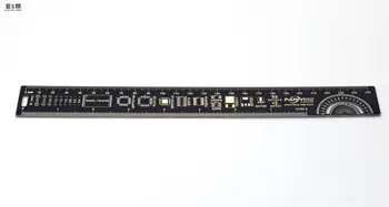 

Electronic hardware engineer Tool Circuit Board Ruler Layer Stacking SOD Component Size Common Width Gap Protractor Geek Toy