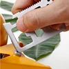 Cuchillo multiherramienta para caza al aire libre, tarjeta de acampar, 11 en 1, multifunción, de bolsillo, militar, para tarjetas de crédito, senderismo, supervivencia, viaje ► Foto 3/6