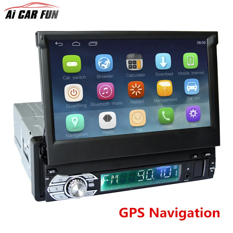 

Car Android 6.0 Radio Stereo 7 Inches Capacitive Touch Screen 1Din Universal For GPS Navigation BT FM Radio Stereo Audio Player