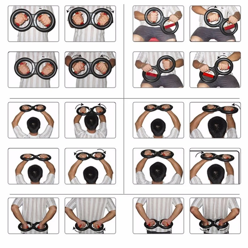 Hand Grip Strengthener Hand Wrist Forearm Strengthener Strength Forearm Trainer Wrist Exerciser Non-slip Gripper Fitness Equipment44