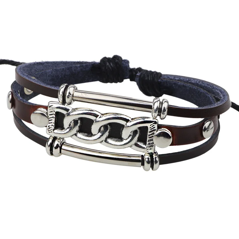 Tiger Totem Free shipping Fashion jewelry Vintage leather men women