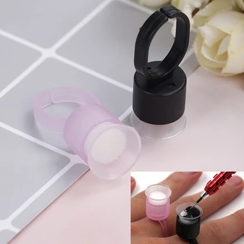 

10Pcs Sponge Microblading Tattoo Ink Cup Cap Pigment Ring Holder Container Black Pink Supply Tattoo Tool Permanent Makeup