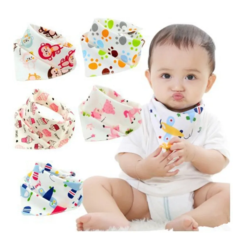 

1Pc Bandana Bibs for Baby Child Boy Girl Bib Newborn Cotton Saliva Towels Cartoon Infant Toddler Scarf Stuff
