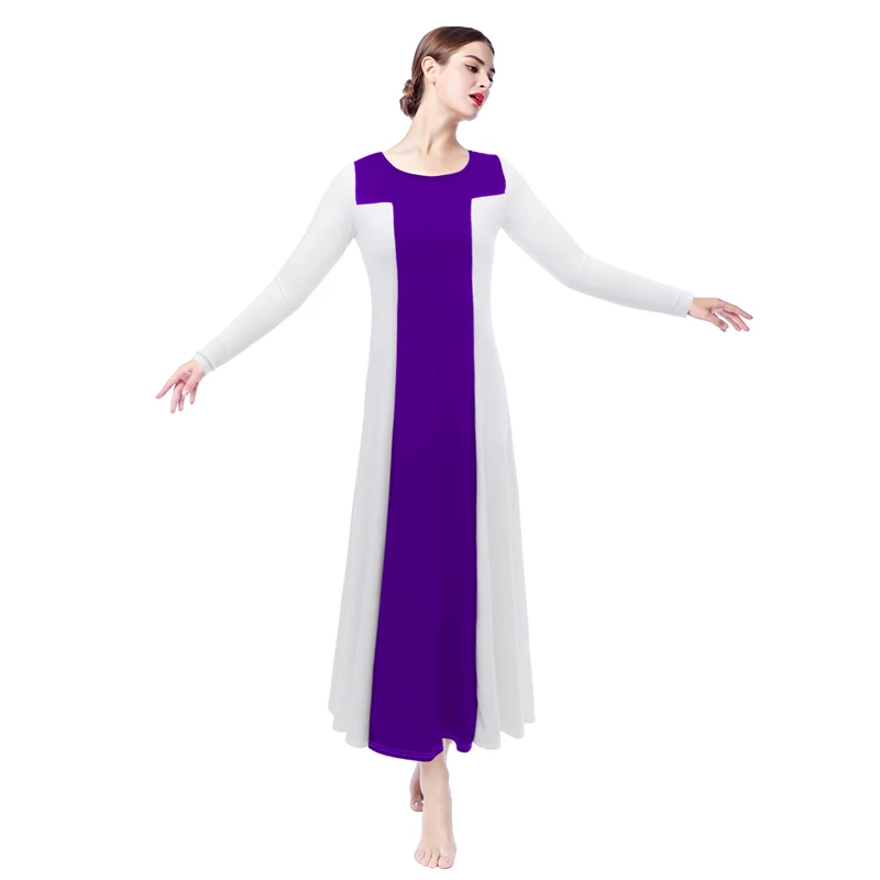 long sleeve church dresses