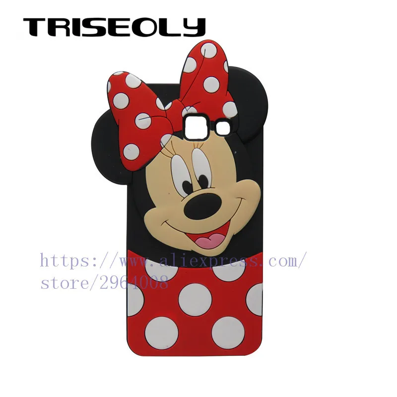 TRISEOLY для samsung Galaxy A3 чехол силиконовый 3D мультфильм мышь SM-A310F телефон для Coque samsung A3 чехол Fundas A3