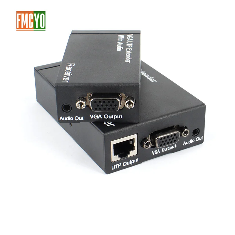 Vgaудлинитель по IP/TCP UTP/STP CAT5e/6 Rj45 LAN Поддержка сети 1080p 300m расширение как VGA сплиттер