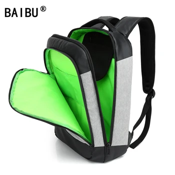 

New Men Backpack 15.6'' Antitheft Laptop Backpack Fashion Waterproof Business Travel Backpack School Bag with Usb Charger