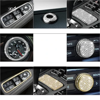 

Silver/Gold Zin Alloy Car Interior Accessories For Porsche Cayenne 2011-2016 Car Styling