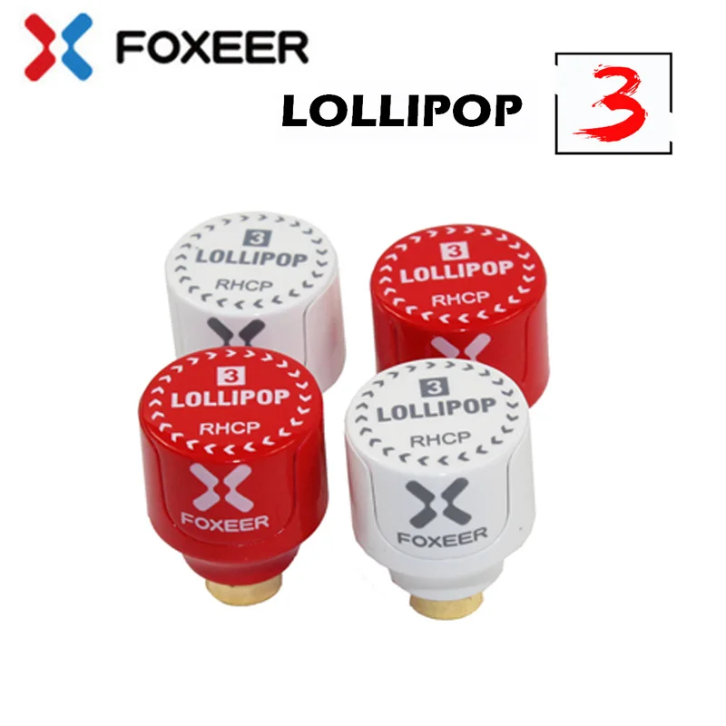 

Newest Foxeer Lollipop 3 Stubby 5.8G 2.5Dbi RHCP FPV Antenna 4.8g Micro Mushroom transmitter Antenna for RC FPV Racing drone