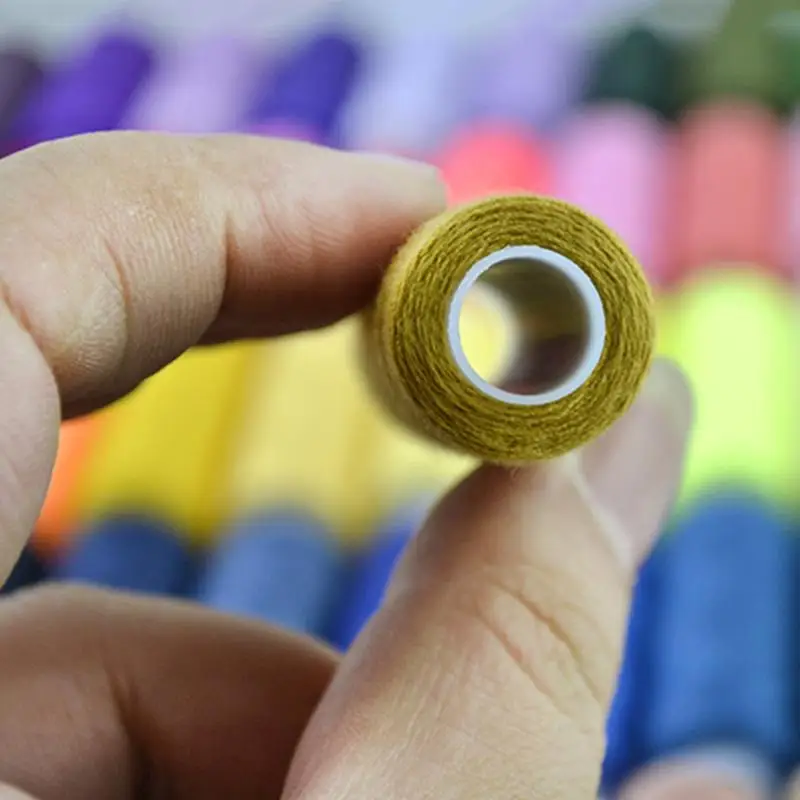 60 цветов 200 ярд шитье швейные нитки поставки стеганые инструменты вышивальная нитка из полиэстера для швейной машины ручной