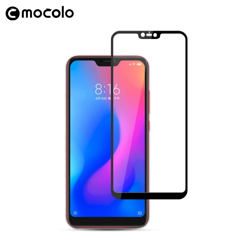 for Xiaomi Redmi Note 6 Screen Protector Mocolo Full Glued 9H Redmi Note 6 Pro for Redmi Note 6 Pro Tempered Screen Protector