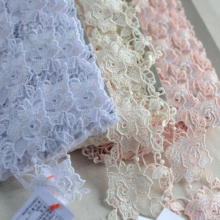 

#926 Beautiful Water Soluble Lace Band Adorn baby Cloth Skirt DIY Accessory underwear Handmade hair bands