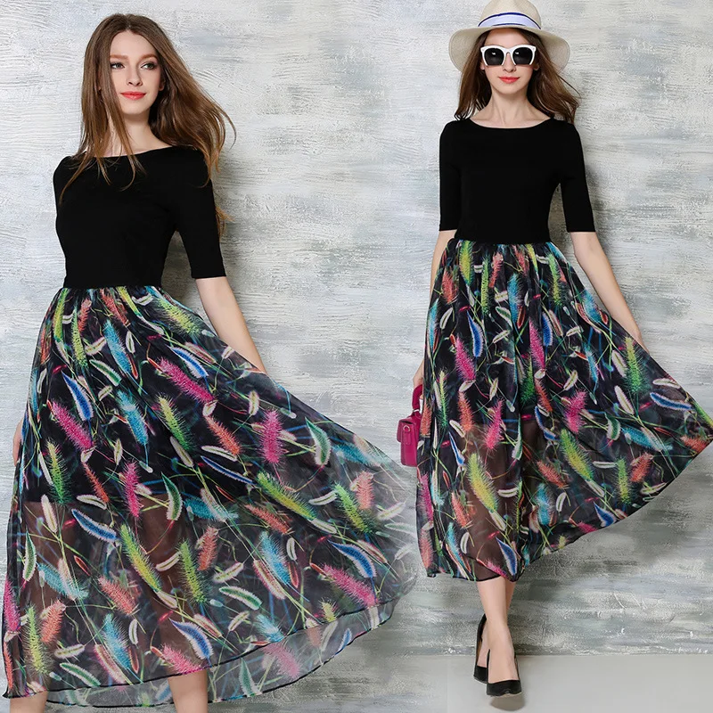 2016 Горячая Распродажа длинное женское платье летнее сексуальное с цветочным