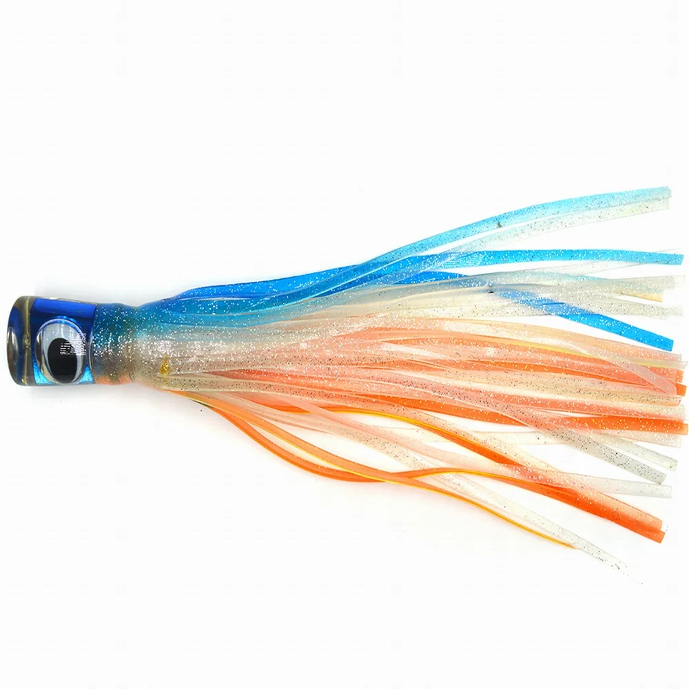 Big Game fishing lure Tournament 13 Inch 140 G Resin Head and Skirt